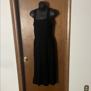 Amazon Essentials Black Sleeveless Midi Dress Women’s XS